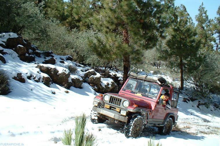 Nieve en Tenerife 4x4